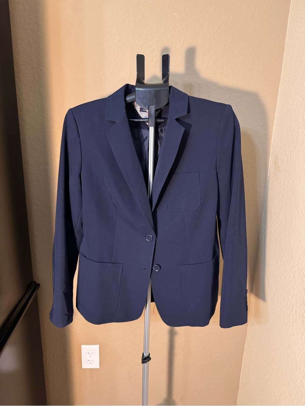 Tommy Hilfiger Navy Single-Breasted Women's Blazer
